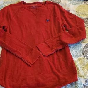 Red Long-Sleeved Shirt